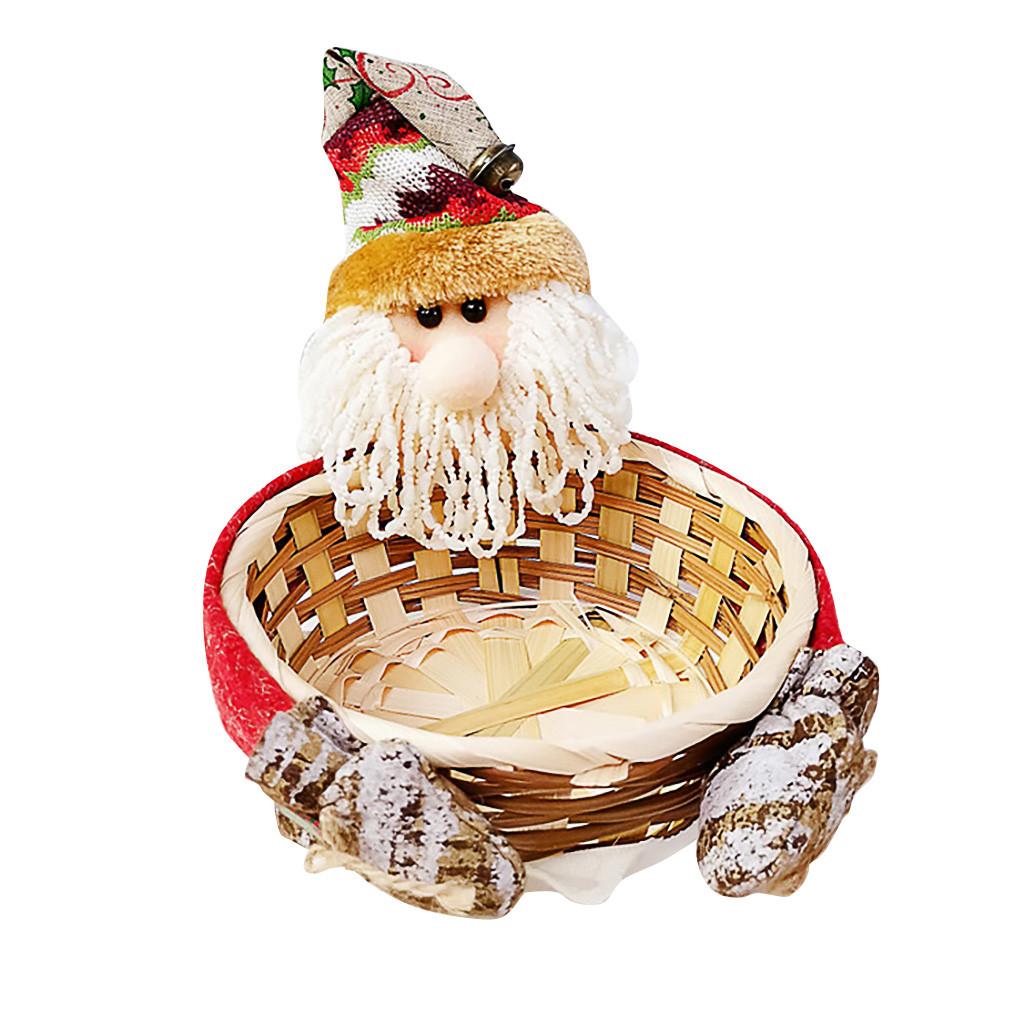 Christmas Candy Storage Basket Decoration  Storage Basket Gift Large