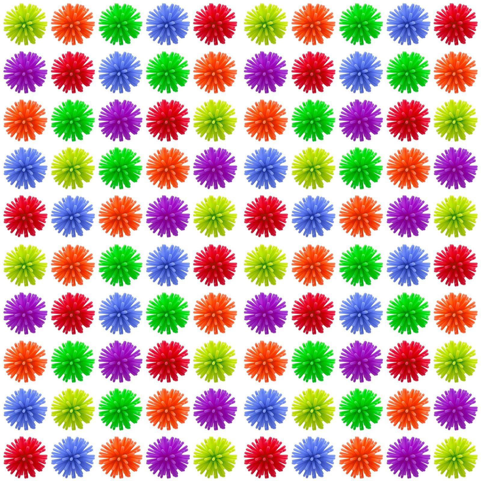 

100 Мягкий Морской Ёж Мини Фестиваль Идеально для Ванны Разноцветный Микс Шаров, 2 см, Игрушка, Дом, Детские Вечеринки, Бассейн, Украшения, Плавающие, (2 см)