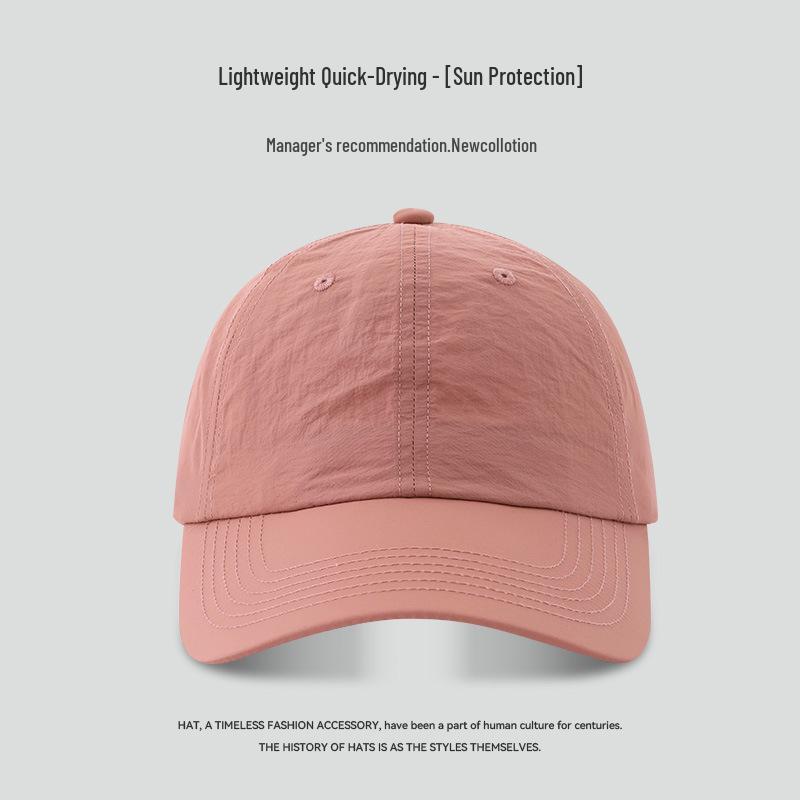 "65cm Unisex Solid Color Baseball Cap with Soft Top, Deepened and Widened Brim for a Slimmer Face Look."