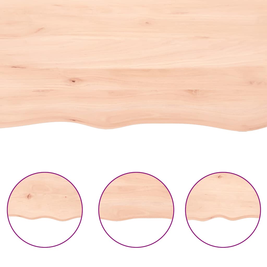 Vidaxl Półka, 40X30X(2-4) Cm, Surowe Lite Drewno Dębowe