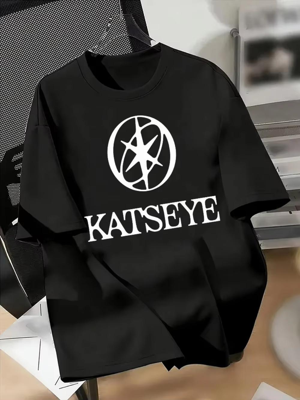

Ретро Katseye Красивый Хаос Хлопковая Футболка K-pop Футболка Подарок для Женщины Мужчины Оверсайз Графическая Рубашка с Коротким Рукавом Мужчины Женщины Топ Футболки M