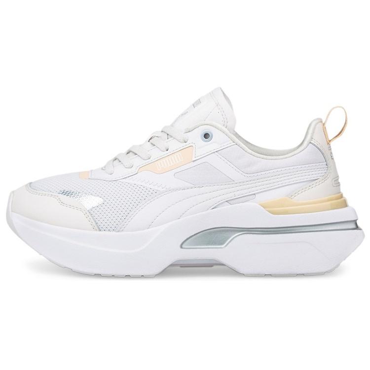 (WMNS) PUMA Kosmo Rider White Gray Women s 384892-02 EU 35.5