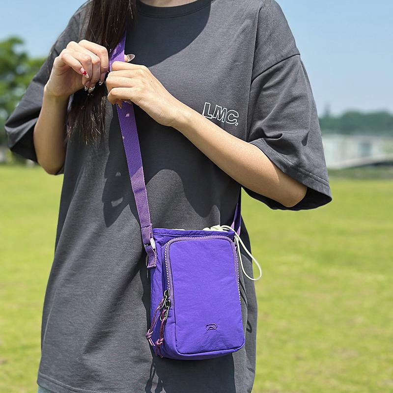 Women's Contrast Color Crossbody Bag Men's Outdoor Sports Mobile Phone Bag Lightweight Travel Shoulder Bag