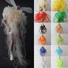 10mm Tube en Crin de Cheval Tube Crinoline Tissu Filet Crin Garniture pour Accessoires de Cheveux DIY Maille Tissée Flexible Élastique