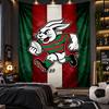 Wall Hanging Tapestry South Sydney Rabbitohs Print Cloth for Living Room Bedroom Home Decor