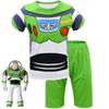 Adorable Toy Story Buzz Lightyear Short Sleeve Tee And Shorts Suit For Kids