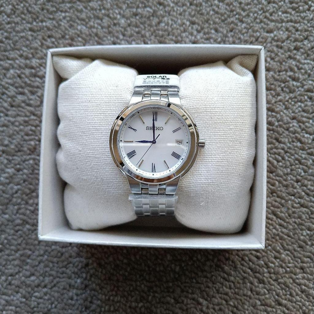 [USED] SEIKO Solar Radio-Controlled Wristwatch SBTM281, a rare discontinued item