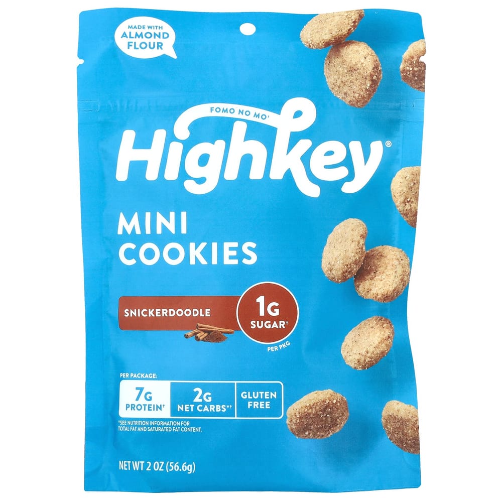 iHerb Sugar & Gluten-Free Snickerdoodle Mini Cookies 56.6g (2oz)