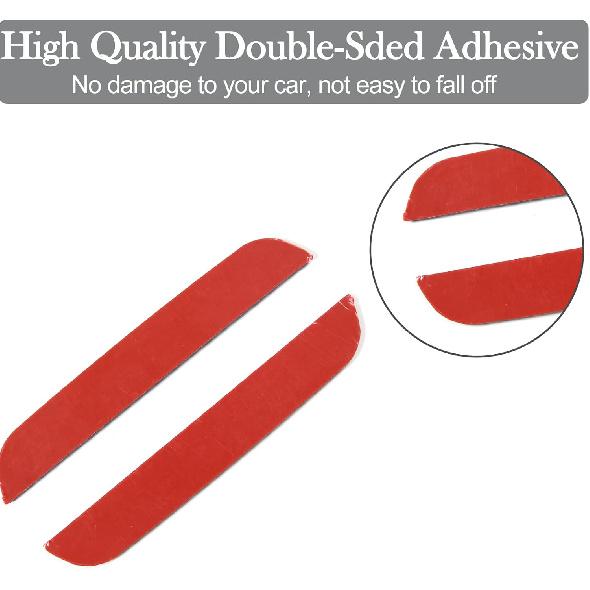 PIUGILH Car Exterior Door Handle Scratch Protector, Carbon Fiber Door Handle Bowl Cover Protective Film Anti-Scratch Stickers Compatible with
