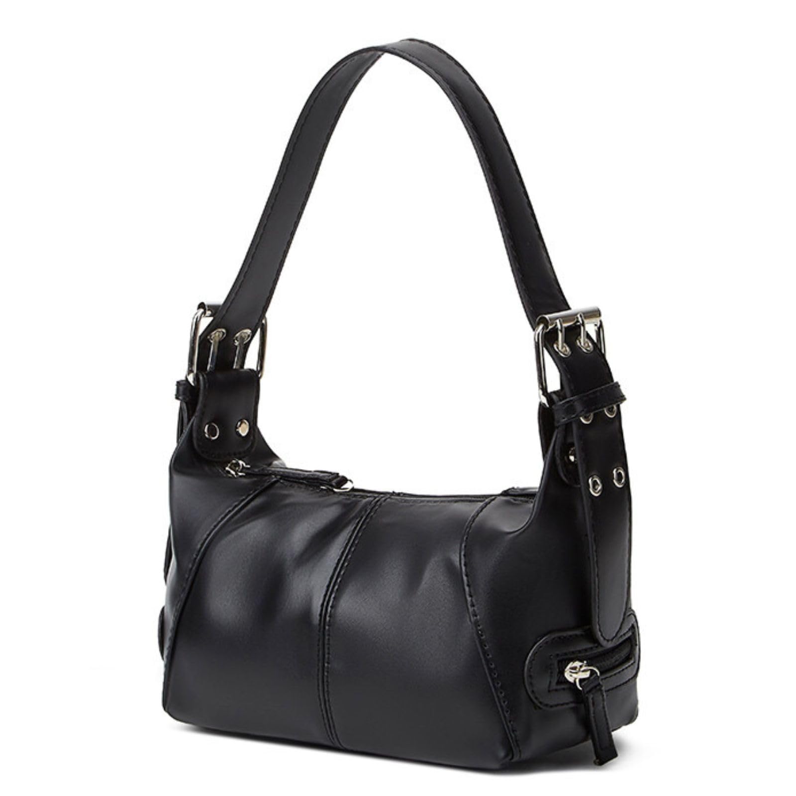 

Поясная сумка хобо на плечо [Harujio] сумка, сумка, сумка, женская, маленькая, мини, на плечо, сумка на одно плечо, черная, белая, стильная, милая, популярная, чёрный