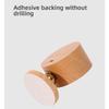 USB Rechargeable LED Wall Sconce Wooden Magnetic Night Light Simple Wall Mounted Lamp