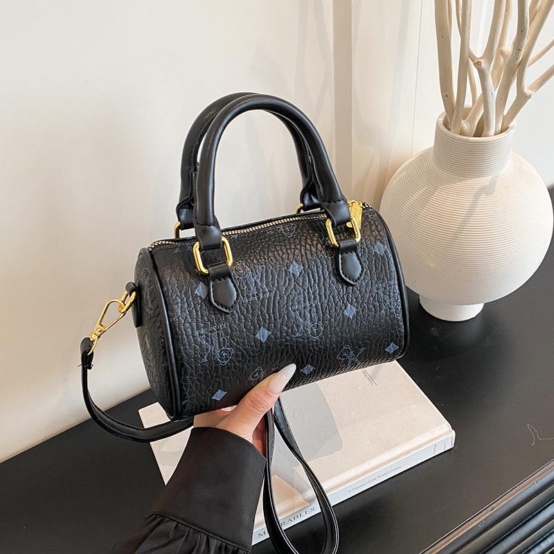Damen Retro Luxuriöse Boston Schulter- und Crossbody Kissen-Tasche