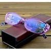 Ladies Small Purple Frame TR90 Light Weight Flexible Retro Handcrafted Eyeglasses Reading Glasses +0.75 +1 +1.25 +1.5 +1.75To +4