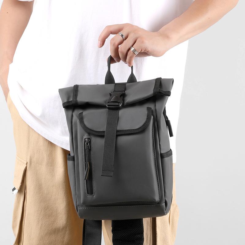 Chest Bag Men's Crossbody Bag Backpack Multi-function Storage Bag Shoulder Bag Simple Chest Bag Carry Bag