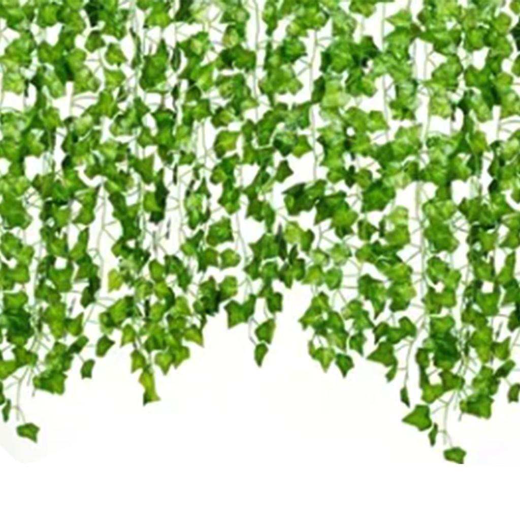 Simulated Ivy Cane Creeper Ivy Decorative Green Plants Ceiling Artificial Vine Eucalyptus Leaves