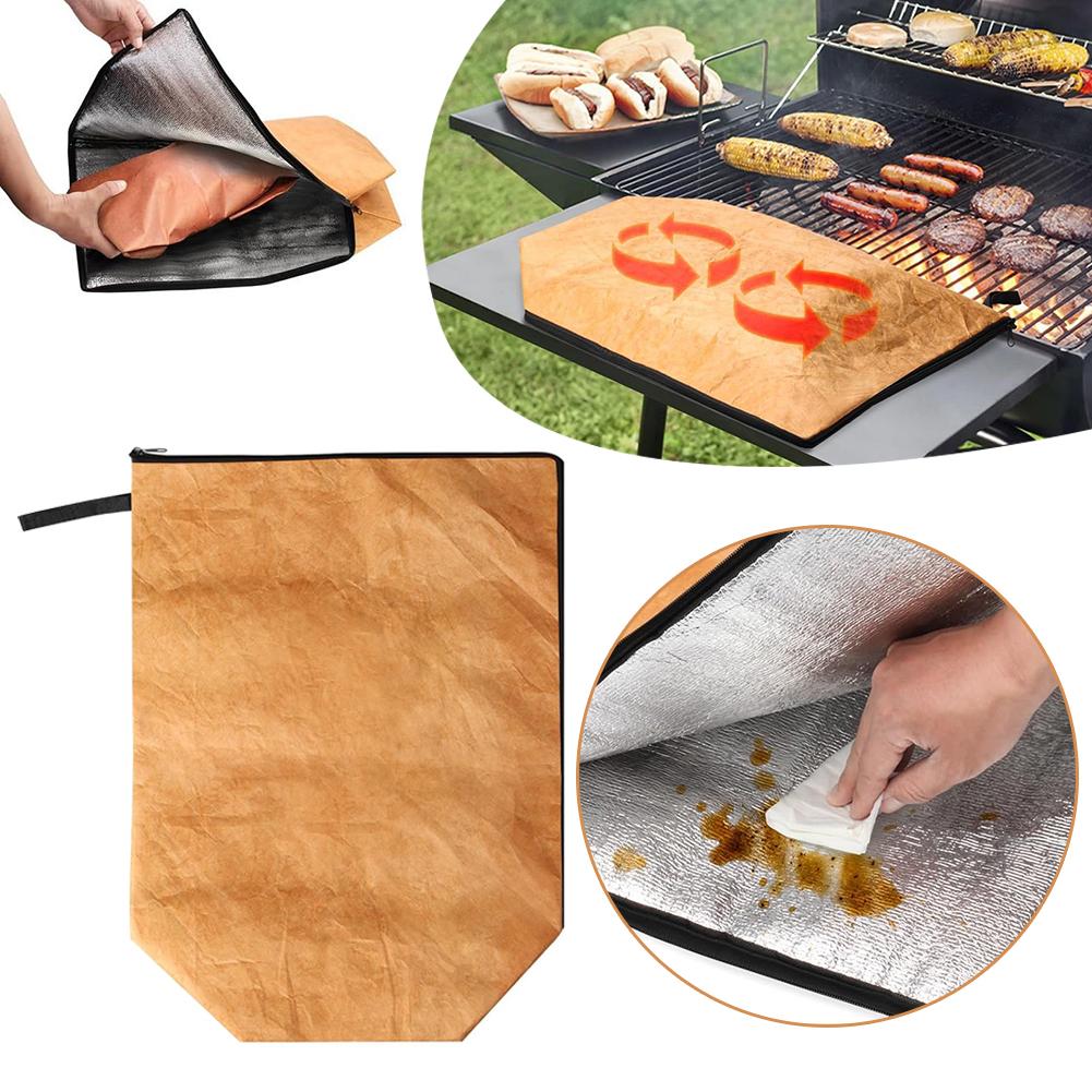 Zipper Close Barbecue Meat Rest Insulated Bag Easy Cleaning Meat Roasting Thermal Bag For BBQ Gatherings