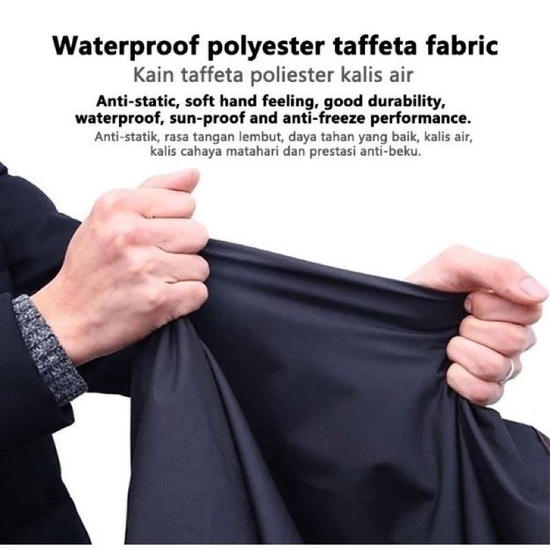 Black Waterproof Motorcycle Cover: Heat Absorbing, Silk Polyester, Outdoor Electric Vehicle Cover for Rainy Season