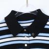 Zhuoya Women's French Short Sleeve Color Block Knit Dress - Sweet & Slim POLO Collar for Spring/Summer