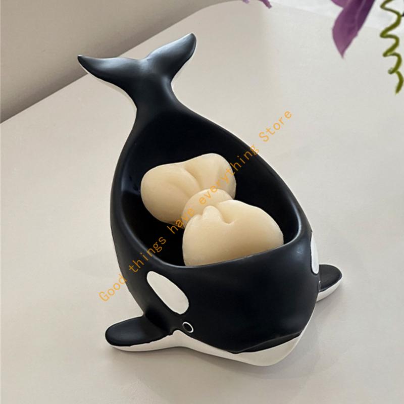 Cartoon Whale Soap Storage Rack With Drain For Fast Drainage Keep The Soap Dry Soap Dish Creative Soap Dish 55KF