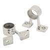 2Pcs Marine Boat Hand Rail Fitting Center Support Bracket Stanchion Stainless Steel for 1in Tubing