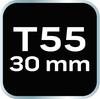 TORX bit T55 x 30 mm, S2 x 2 pcs.