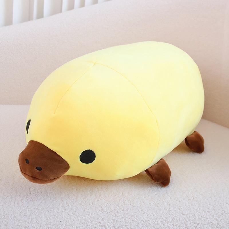 Cute Soft Lying Platypus Throw Pillow Plush Toy Doll Home Pillow Cushion Girl Soothing Doll