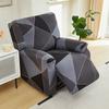 4Pc Printed Stretch Recliner Chair Cover Armchair Slipcovers All-Inclusive Recliner Sofa Cover For Living Room Office Home Decor