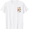 Funny Kit-Tea Cat In the Pocket Kawaii Style Aesthetic Men Women Kids T-Shirt