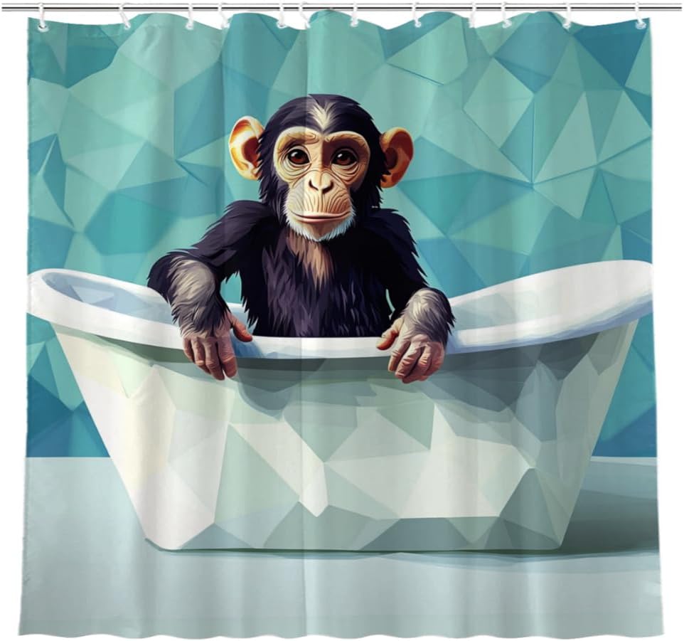 Funny Hedgehog Shower Curtain Hedgehog Bathing In Bathtub Cute Animal Puppy Pet Hilarious Shower Curtain Bathroom Set