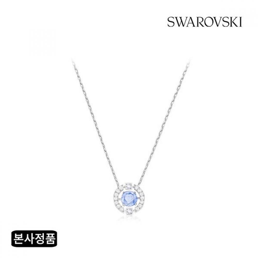 

Swarovski Blue Rhodium Necklace 5279425 Single option
