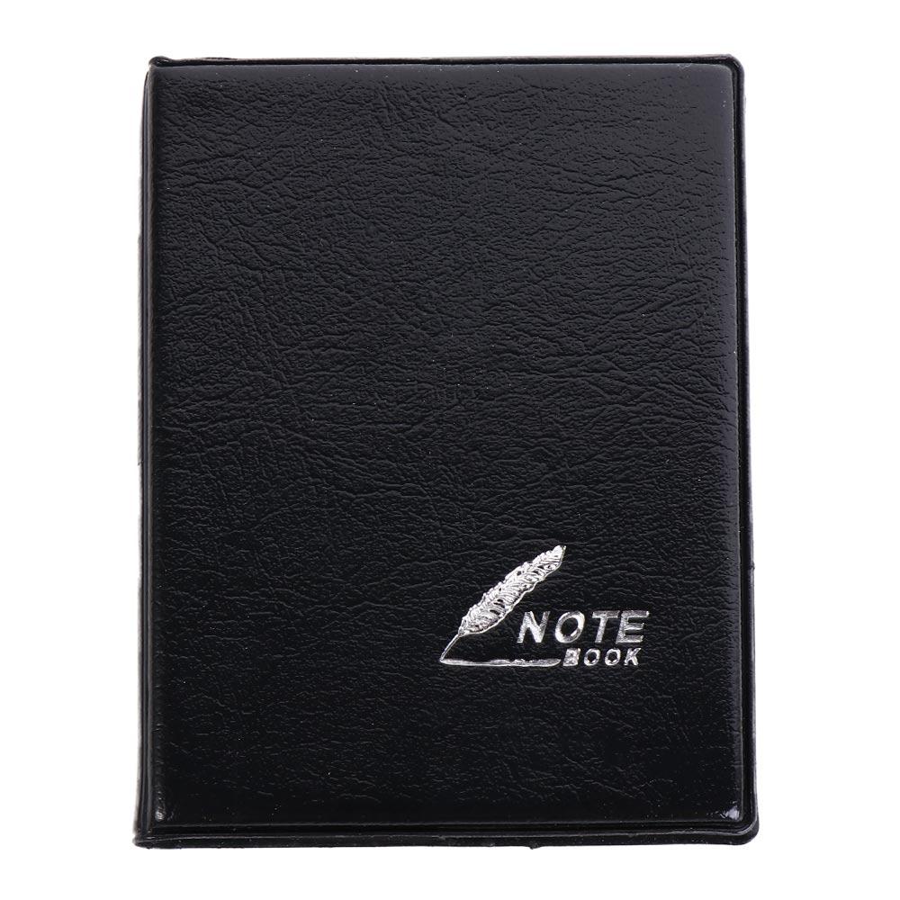 Portable Bussiness Mini Notebook PU Cover Memo Pads Pocket Notepad Writing Paper Diary Planner Leather Notebook Stationery