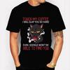 Kawaii Cat T-shirts Tops Touch My Coffee I Will Slap You So Hard Graphic Tshirt Funny Tshirt Fashion Harajuku T-shirt Streetwear