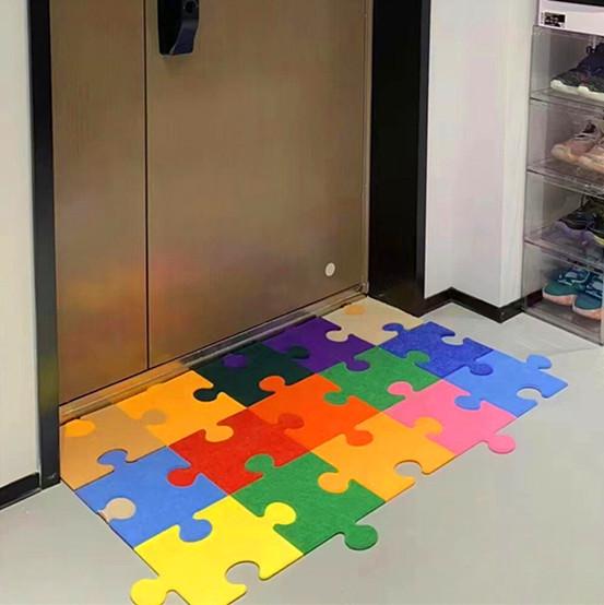 3D Felt Puzzle Wall Decor & Message Board