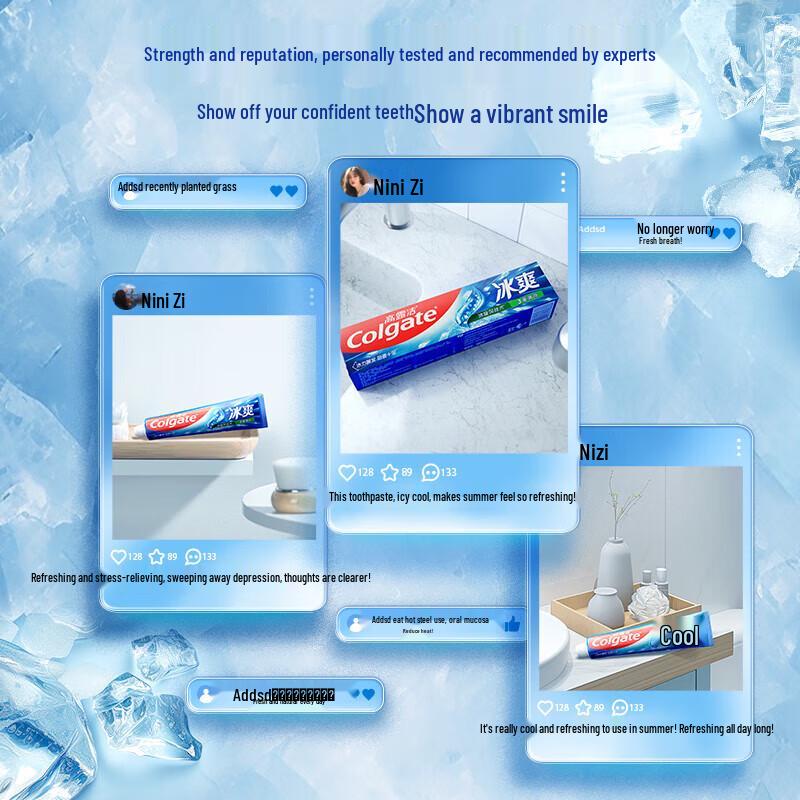 Colgate Icy Blast Triple Mint Toothpaste