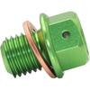 Power Magnetic Oil Drain Plug Engine Drain Bolt Compatible With KLX 230 /RS KLX250 /S/R KLX300 KLX300R KLX300SM / KDX 200 220 250