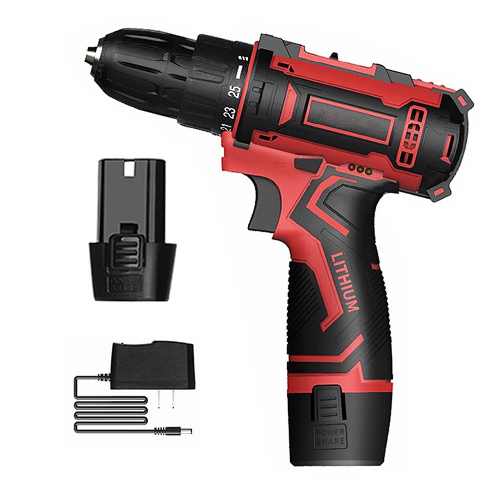 Electric Cordless Screwdriver Impact Drill 2V/16.8V 650W High-power Electric Drill 150N.m Electric Screwdriver Power Tool