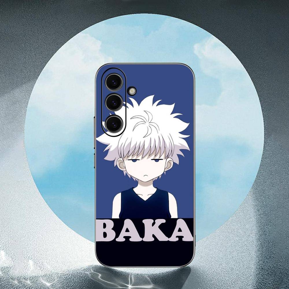 Anime Hunter X Hunter Killua Zaoldyeck For Samsung Galaxy S23 S24 S25 Ultra S22 Plus S21 Black Soft Case Waterproof Soft Case