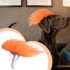 Cat Wig Orange Small Dog Wig Cat Cosplay Decoration Pet Headwear Costume for Halloween Christmas Travel Indoor Outdoor Gathering