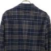 T-JACKET Check Pattern Long Sleeve Tailored Jacket S Navy Ancon Men's Used