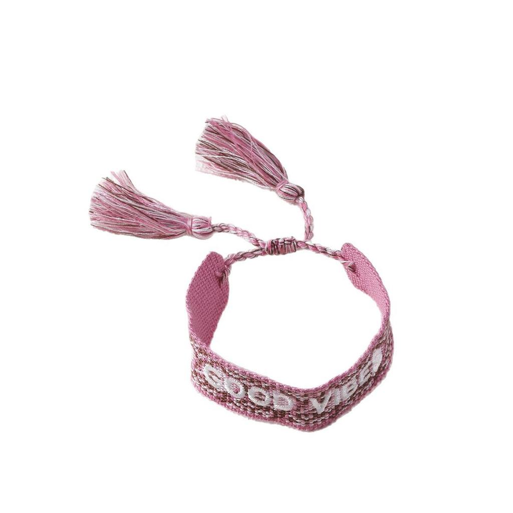 Handmade Tassel Embroidery Wristband: Fashionable Gift for Friends