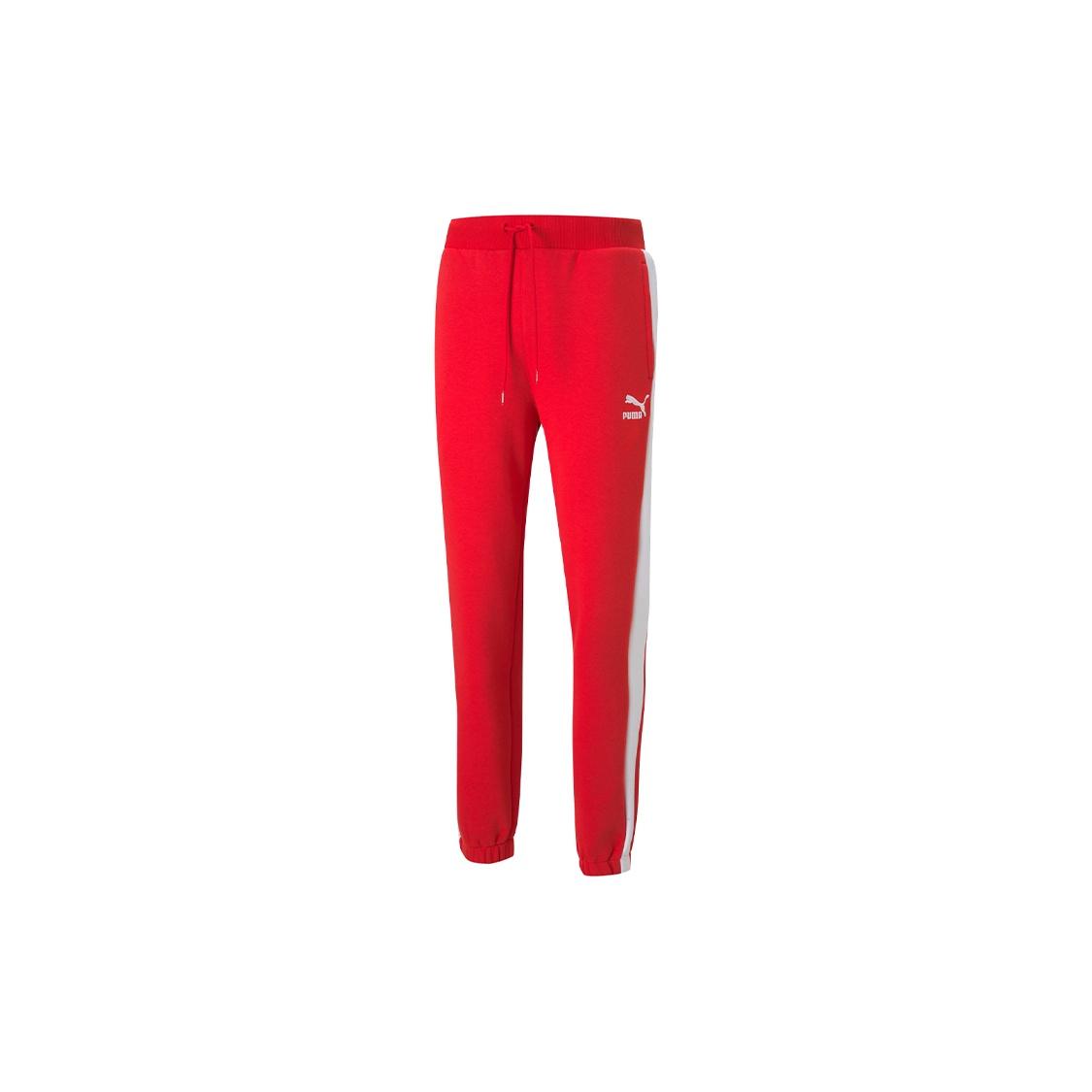 PUMA Iconic T7 Track Pants  Red  Men s 530373-11 S
