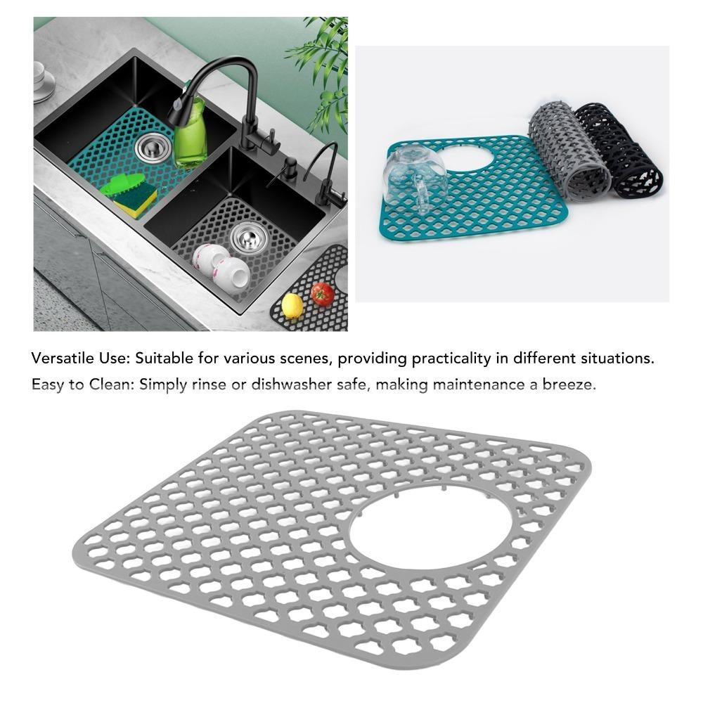 

Silicone Sink Protector Heatproof Kitchen Mat Kitchen Tool Sink Mat Countertop/Bar