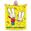 Couverture Polaire Simon Super Lapin Couverture Laine Légère Fine pour Chambre à Coucher Pièce de Tapis
