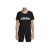 Adidas Sports Style Short Sleeve T-Shirt Women Tops Black DP2361