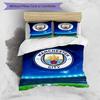 3pcs Football Team (32) Design Cover Set - HD Printed Bedding with 1 Cover and 2 Pillowcases - Perfect for Home and Dorm Decor