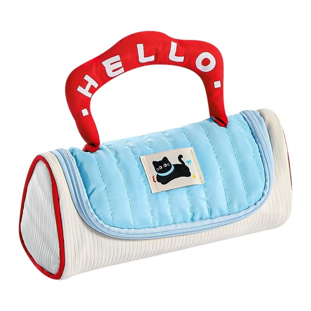 Multifunctional Handheld Makeup Bag Large Capacity Cat Pencil Pouch  Travel