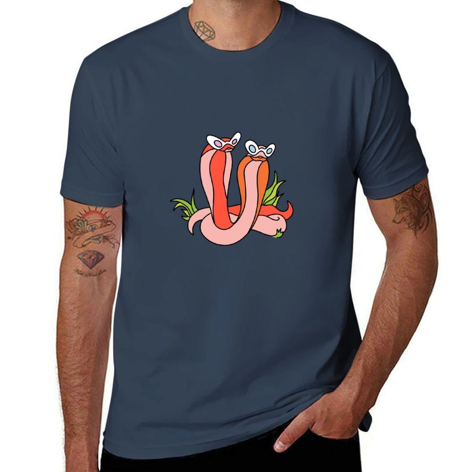 snakes pleasing T-Shirt t shirt man casual anime tshirt T-Shirt S