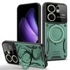 360° Magnetic Ring Stand Case With Camera Lens Protector For OPPO Reno 15 14 13 12 Pro F A6 Pro A6x A5 A5x 4G 5G Anti-Drop Cover