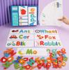 Cross-border Fun Wooden Word Battle Game: 26 Alphabet Matching Blocks Educational Toy