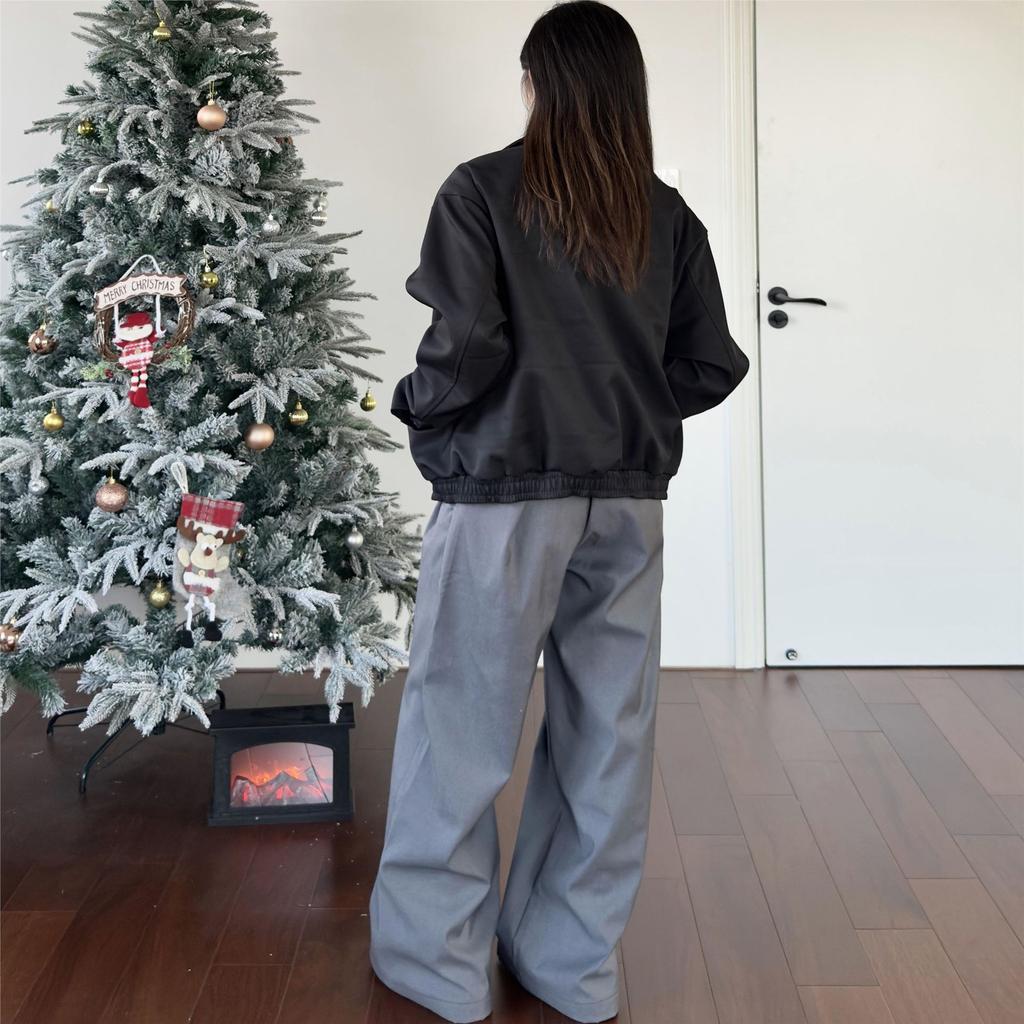 Spring and Autumn Street Year of the Snake Limited Mountain Python Jacket Men's and Women's Retro Casual Splicing Versatile Loose Jacket Light and 